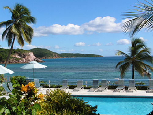 Our tranquil oceanfront pool
